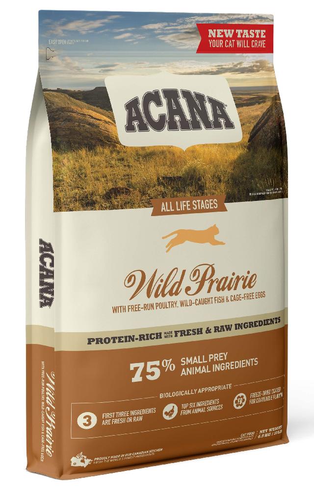 Acana Wild Prairie Cat КУРКА і ІНДИЧКА корм для котів на всіх стадіях життя 4,5 кг (71458)